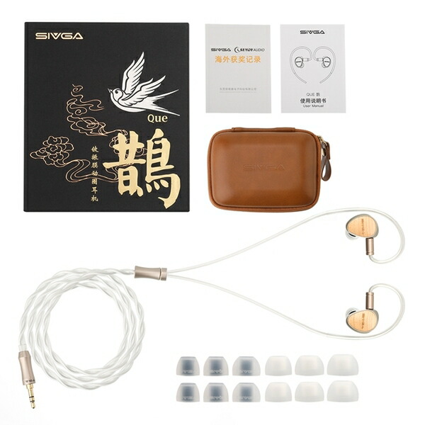 楽天市場】SIVGA Que 有線 イヤホン カナル型 耳掛け型 シュア掛け リ