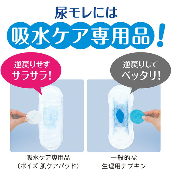 楽天市場】ポイズ肌ケアパッド 多い時も安心用 レギュラー（吸収量目安