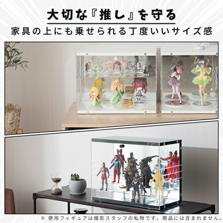 楽天市場】【10%OFF☆3/4 20時〜】コレクションケース アクリル 背面