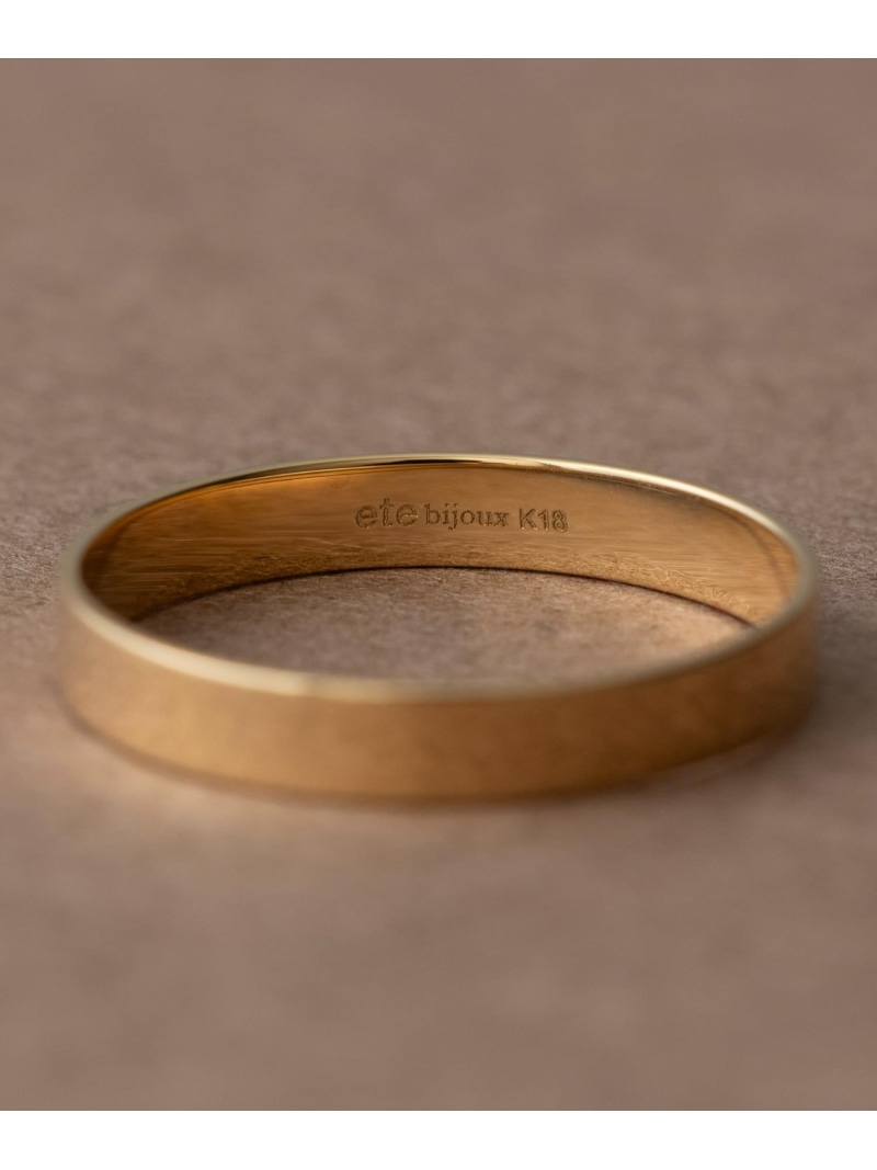 楽天市場】[ルーセント] K18YG ミディアム リング ete bijoux エテ