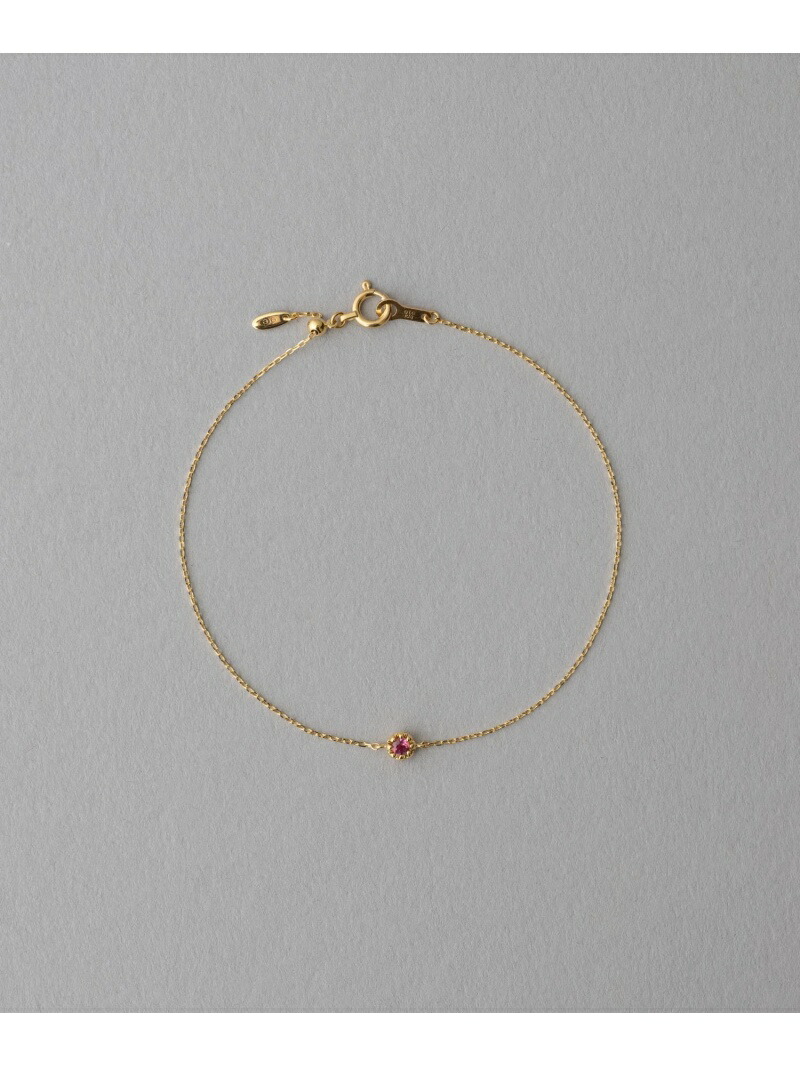 楽天市場】K18YG フルール ブレスレット(誕生石 1・2・3・6・8・10・11