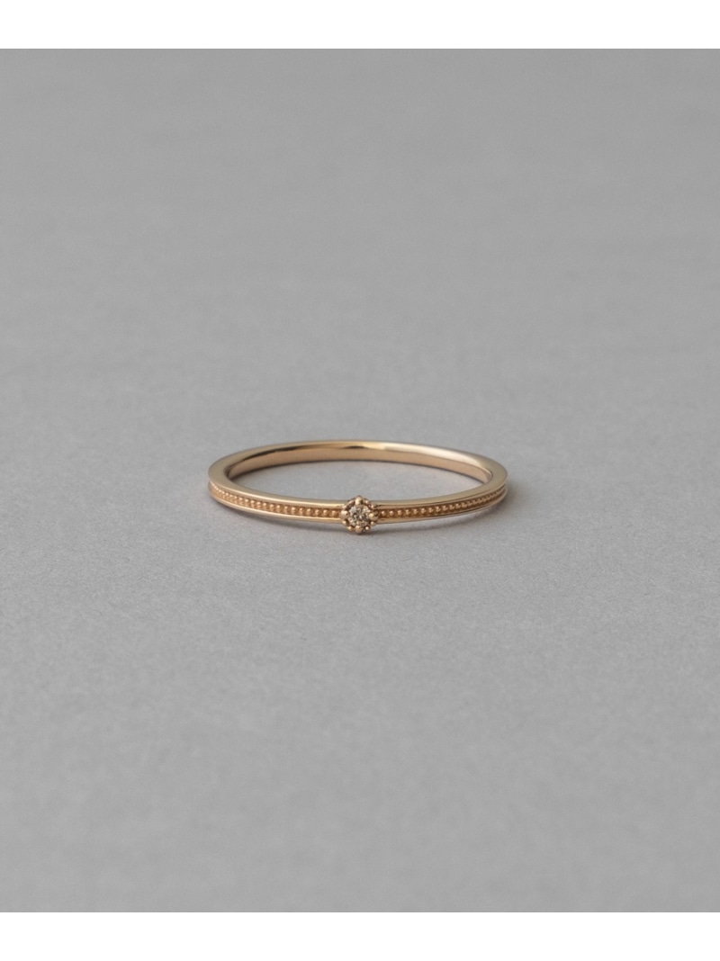 楽天市場】[レイヤード] K10YG ブラウンダイヤモンド リング ete エテ