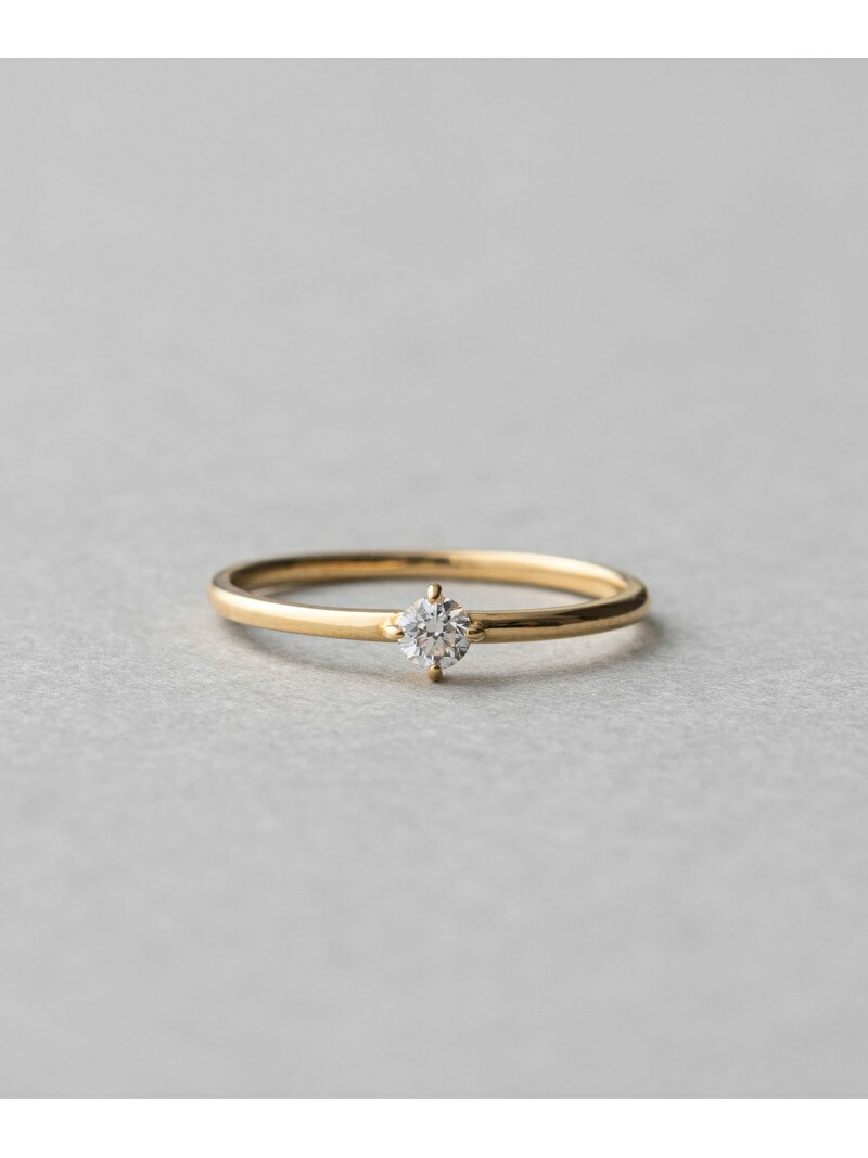 楽天市場】K18 ダイヤモンド 0.1ct リング「ブライト」 ete エテ