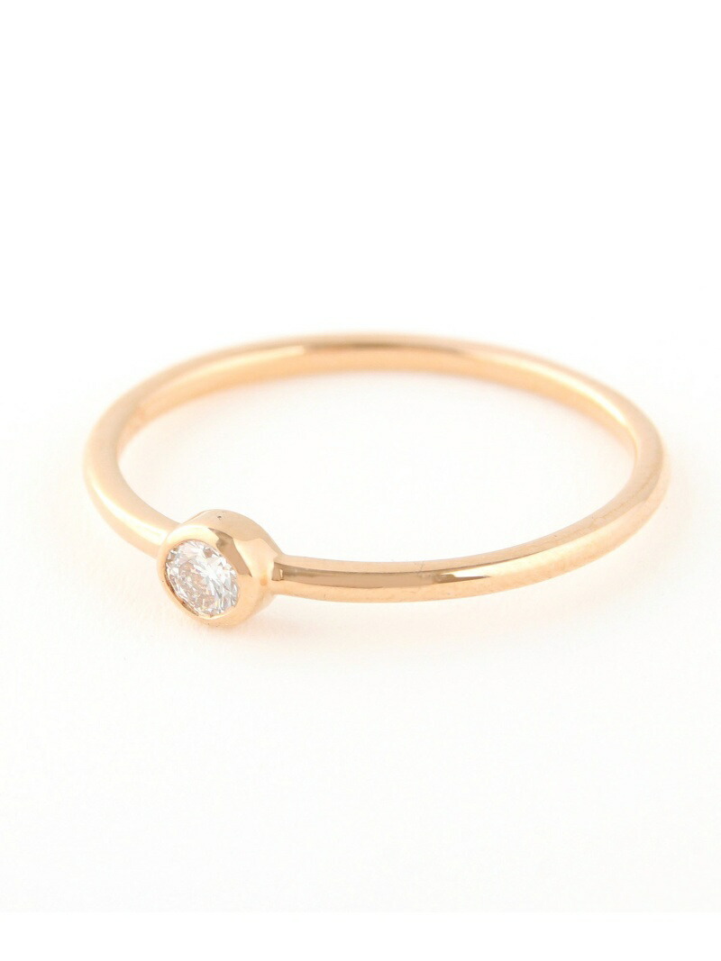 楽天市場】K18 ダイヤモンド 0.1ct リング「ブライト」 ete エテ