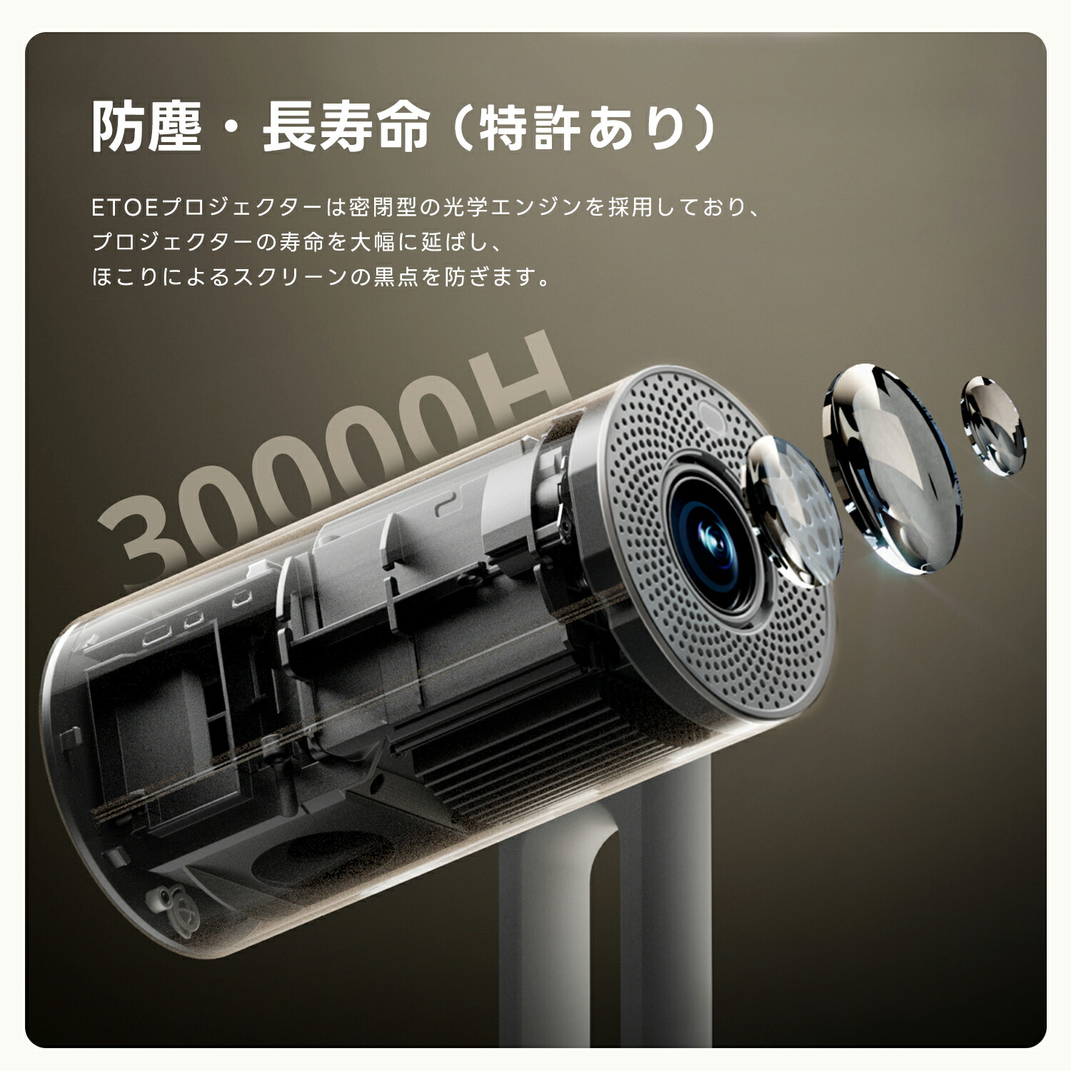 楽天市場】【2月限定!8,000円クーポン】ETOE プロジェクター 最新