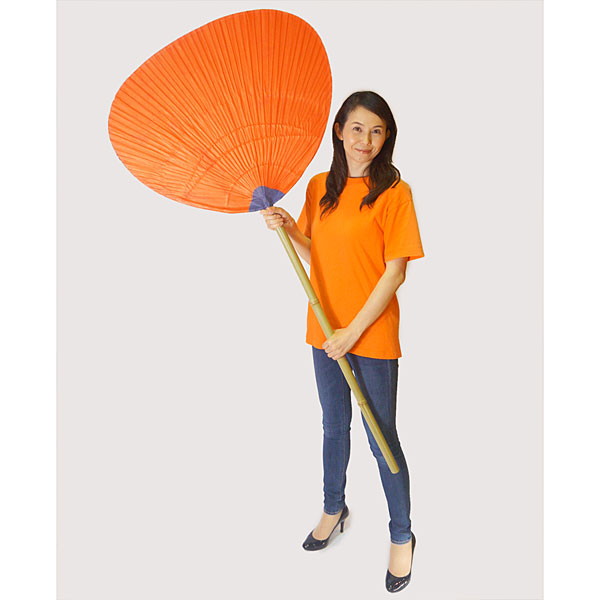 楽天市場】柄長祭大うちわ 全長160cm ジャンボうちわ（団扇） [日本製