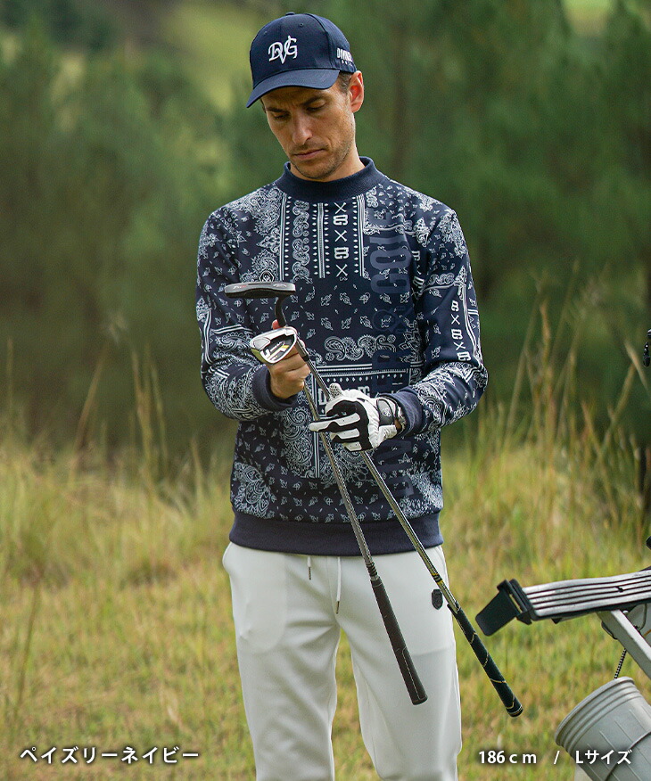 楽天市場】【DIVINER GOLF】 ゴルフウェア メンズ 長袖 トレーナー