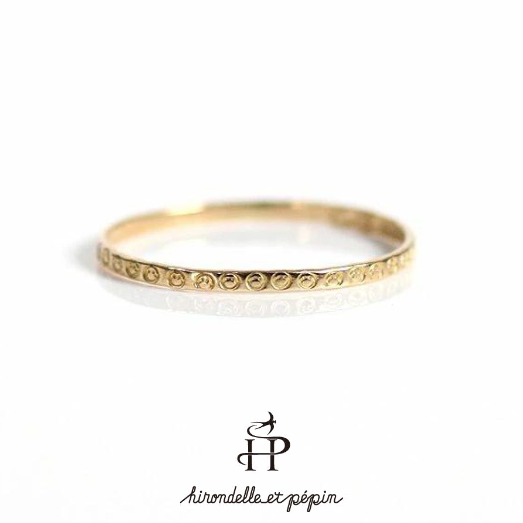 楽天市場】リング k18 18k ピンキーリング イロンデール エペパン