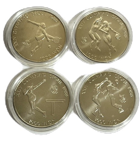 楽天市場】韓国 ソウル オリンピック 記念コイン 1000 ウォン 1988年