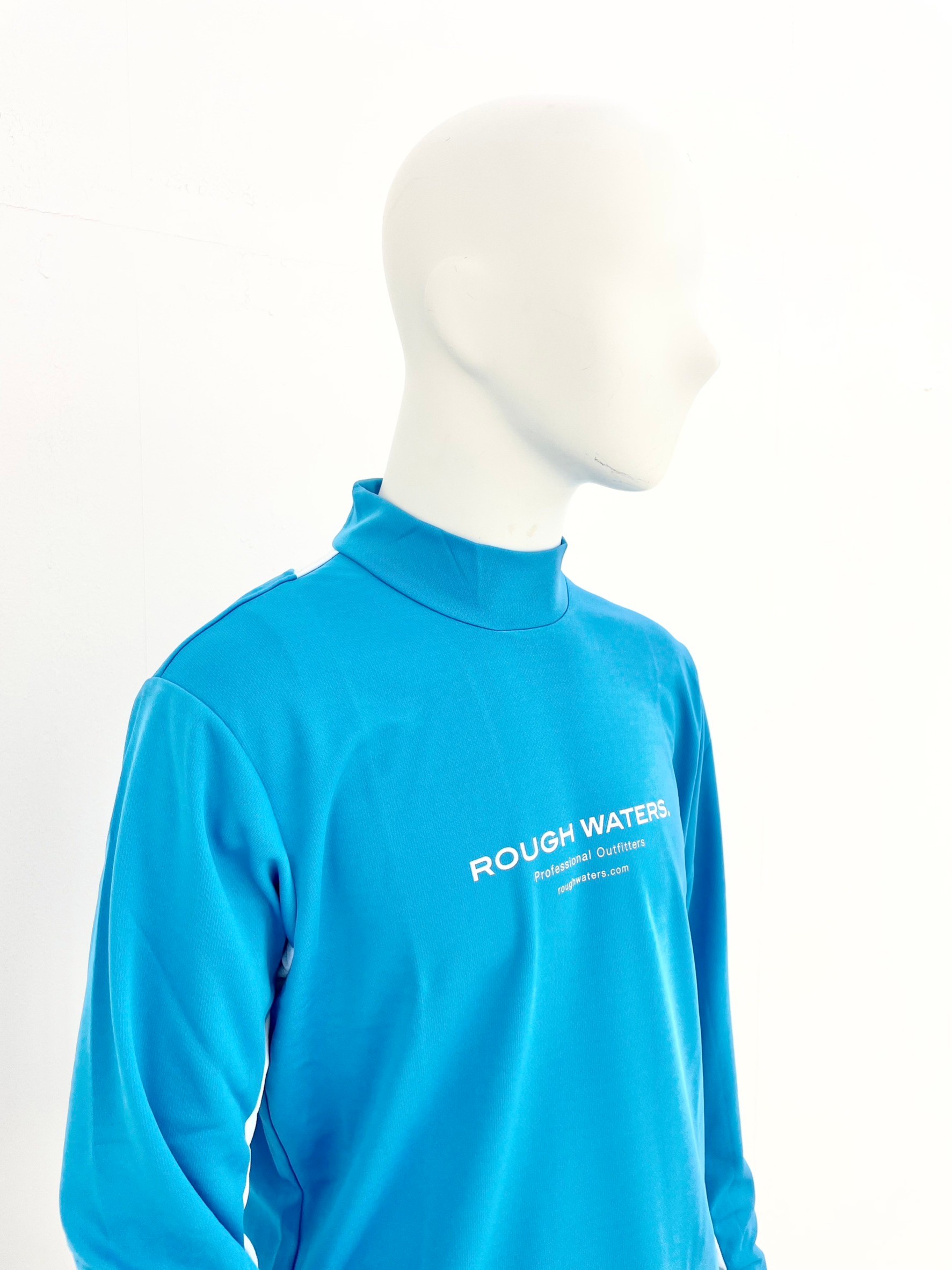 楽天市場】【長袖モックネックシャツ】シンプルデザイン【ROUGH WATER