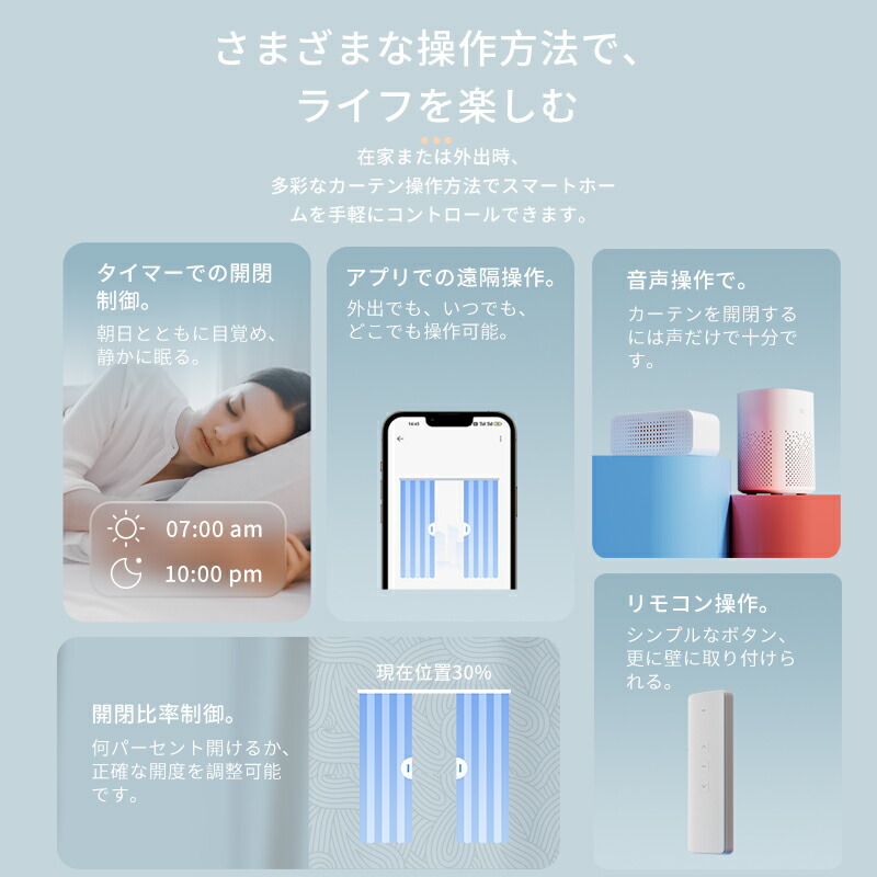 楽天市場】Smart curtain robot スマートカーテン 自動 開閉 スマート