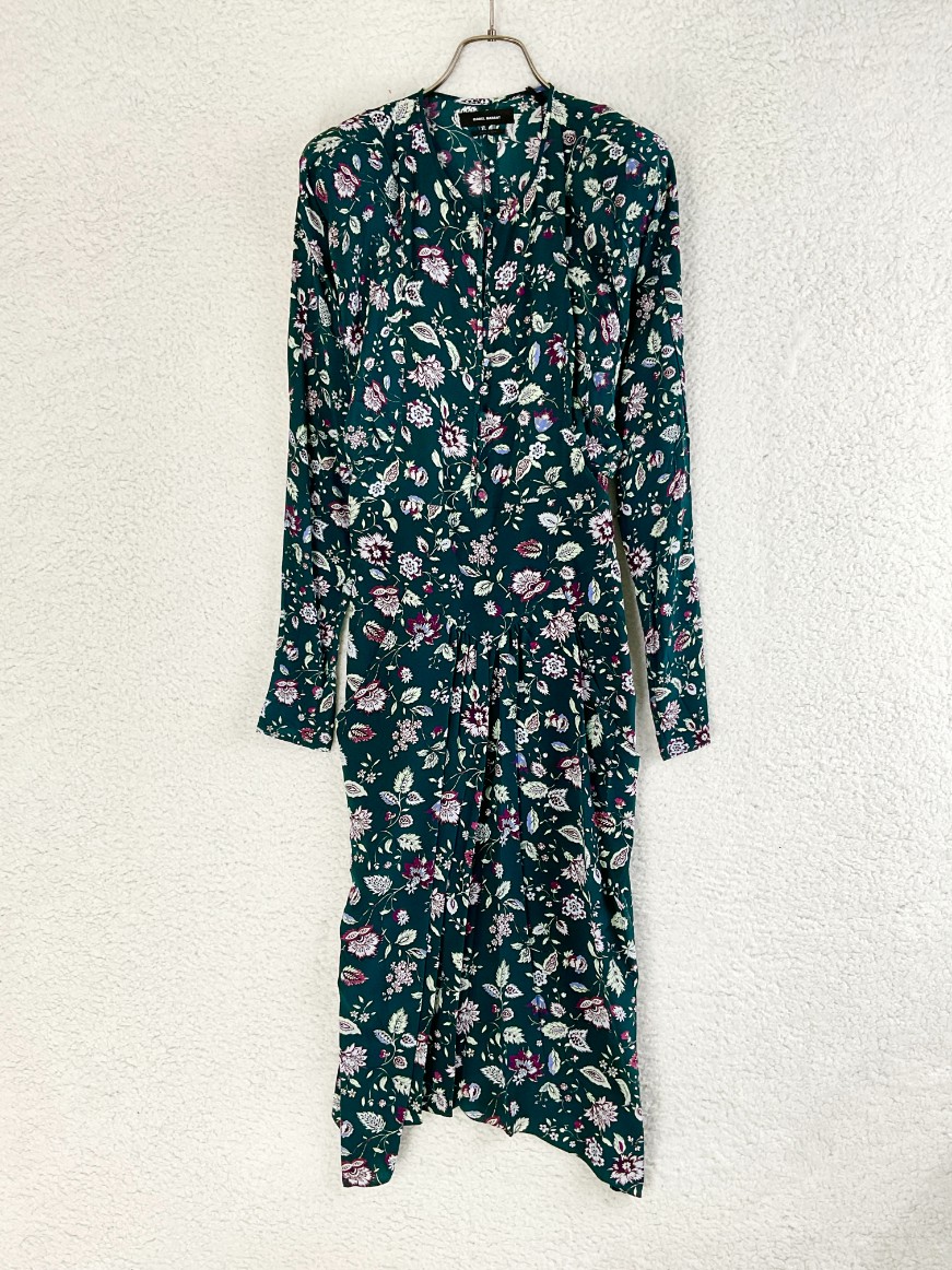 楽天市場】未使用 ISABEL MARANT イザベルマラン 36 グリーン シルク総