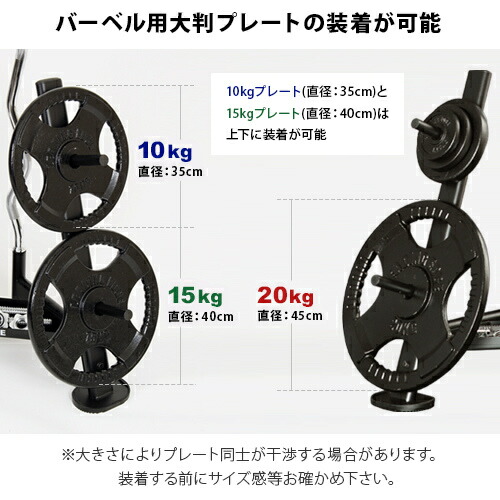 楽天市場】大型マシン ダンベル・バーベル用 スタンド プレートラック