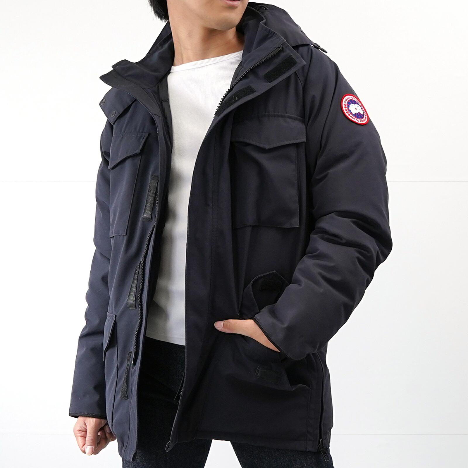 楽天市場】CANADA GOOSE（カラーネイビー）（メンズファッション）の通販
