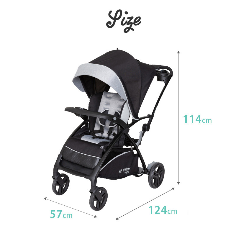 楽天市場】2人乗りベビーカー 日本育児 BabyTrend シット＆スタンド