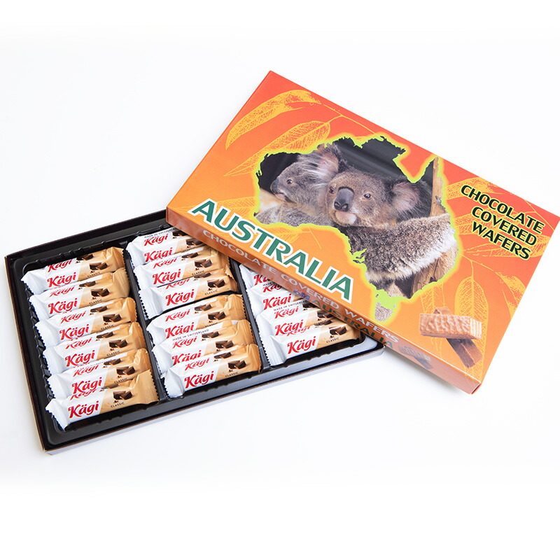 楽天市場】kagi カーギ オーストラリアデザイン チョコウェハース 20箱