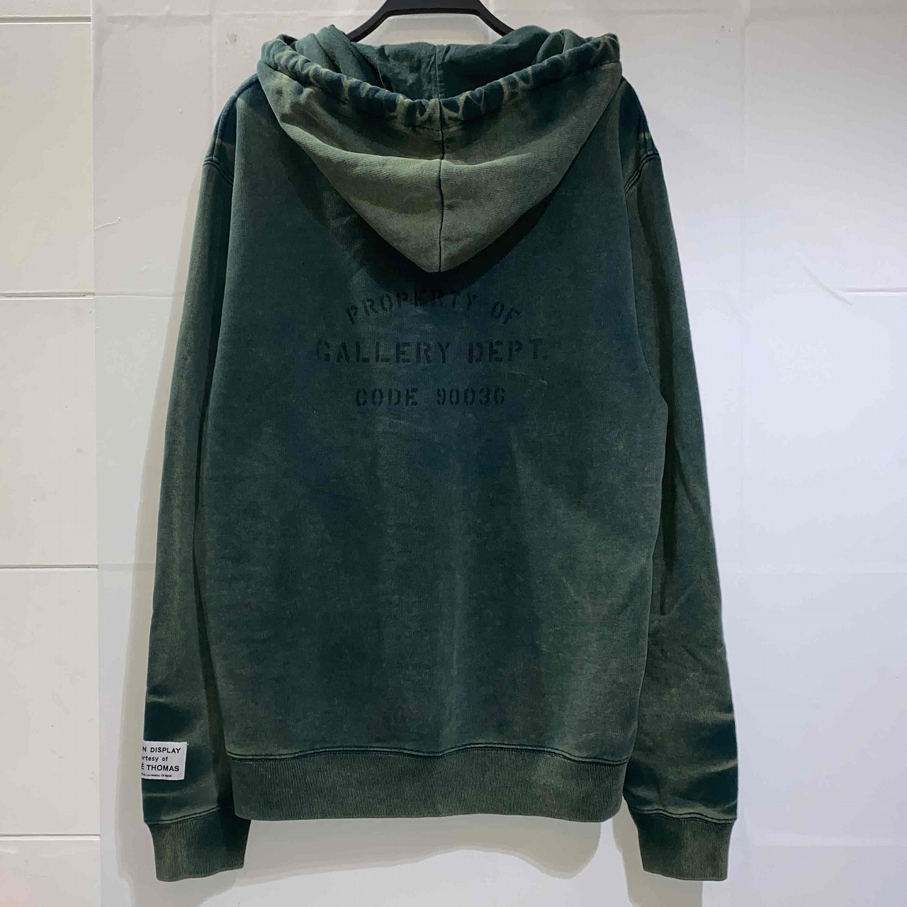 楽天市場】GALLERY DEPT 21ss x LANVIN PAINTED HOODIE Size-XL