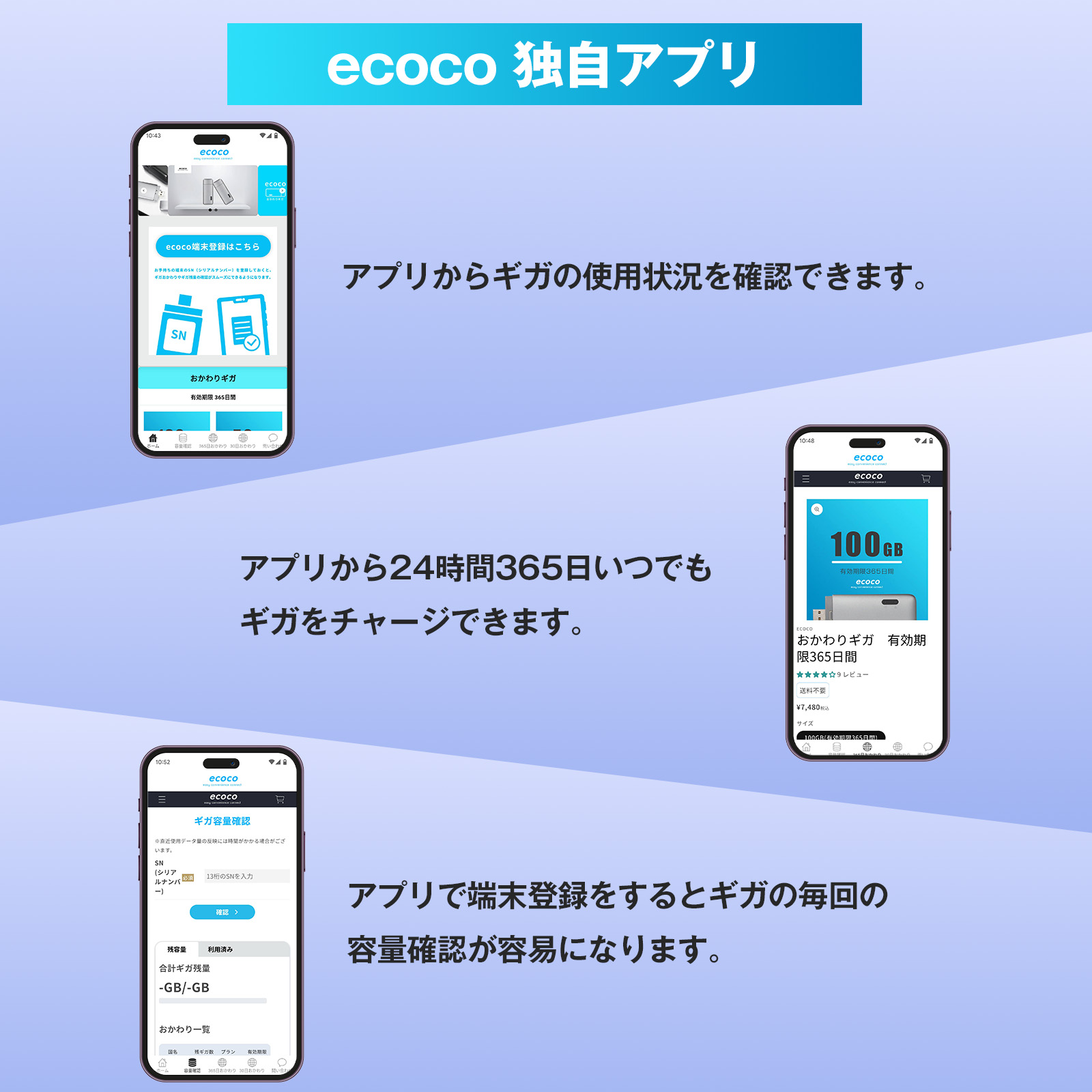 楽天市場】【☆LINE追加で10%OFF!!☆】【ecoco公式】リチャージ型 Wi