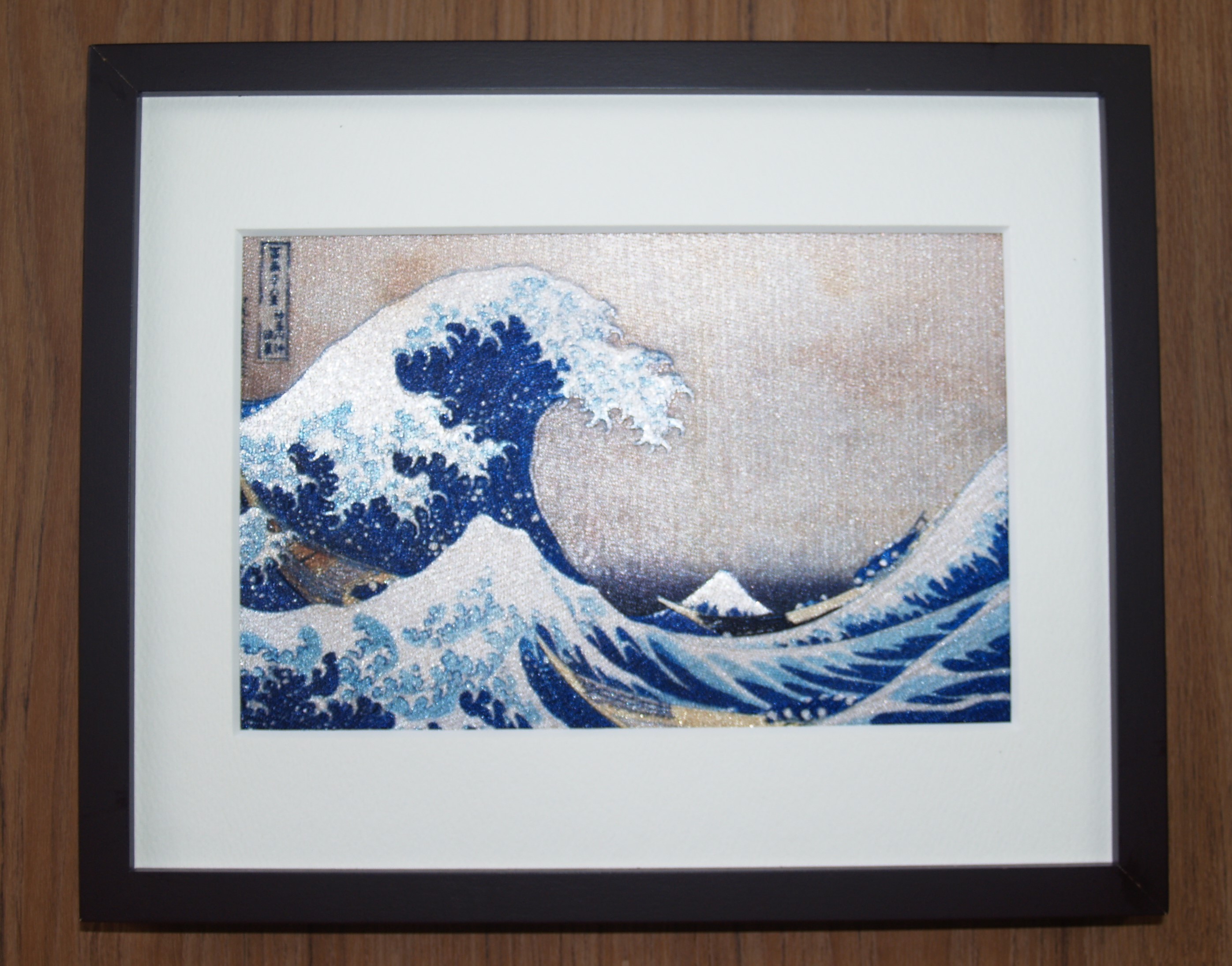 楽天市場】【ふるさと納税】 刺繍絵画 富士山 刺繍絵 絵 富士の刺繍絵5