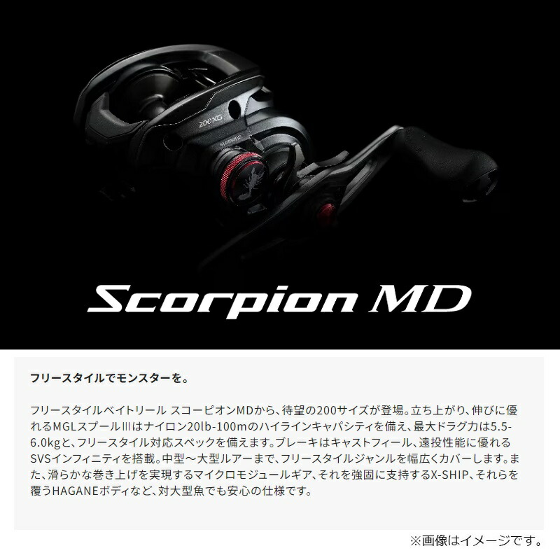 楽天市場】シマノ 24スコーピオンMD 201HG / ベイト リール 左巻