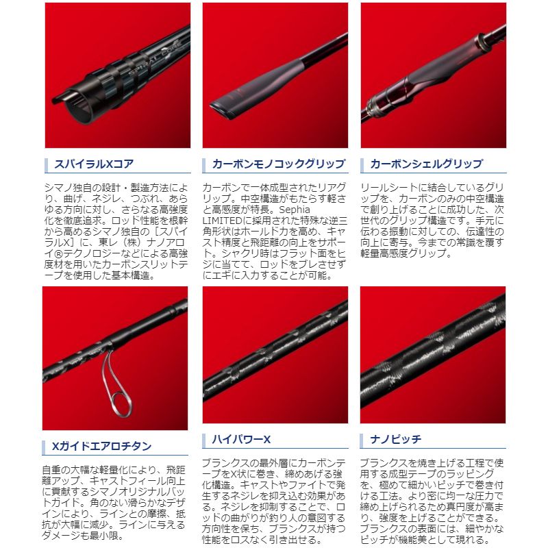 楽天市場】シマノ(Shimano) セフィア リミテッド S86M / エギング