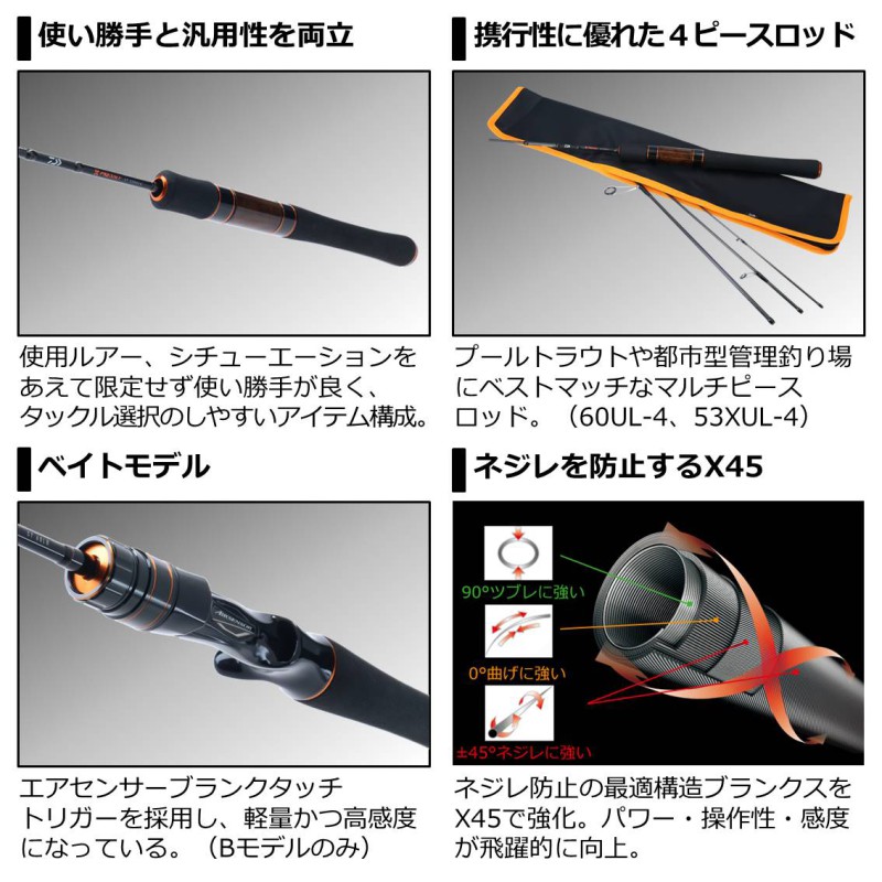 楽天市場】ダイワ(Daiwa) プレッソ ST 62MF / トラウトロッド エリア