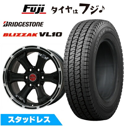 楽天市場】ブリザック vl1 195／80r15 107／105l ホイールセットの通販