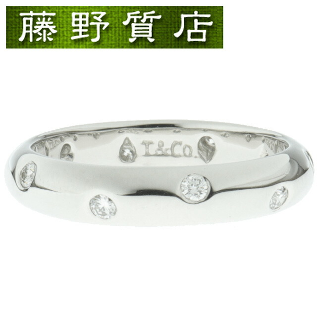 楽天市場】【新品仕上げ済】ティファニー ドッツ ダイヤ リング PT950