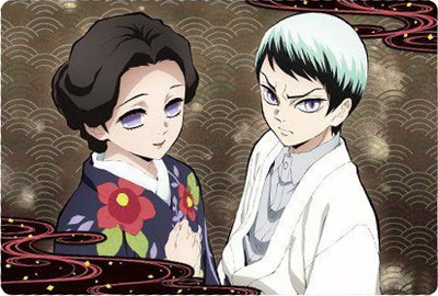 楽天市場】018 珠世＆愈史郎【ビジュアルカード】 鬼滅の刃ウエハース