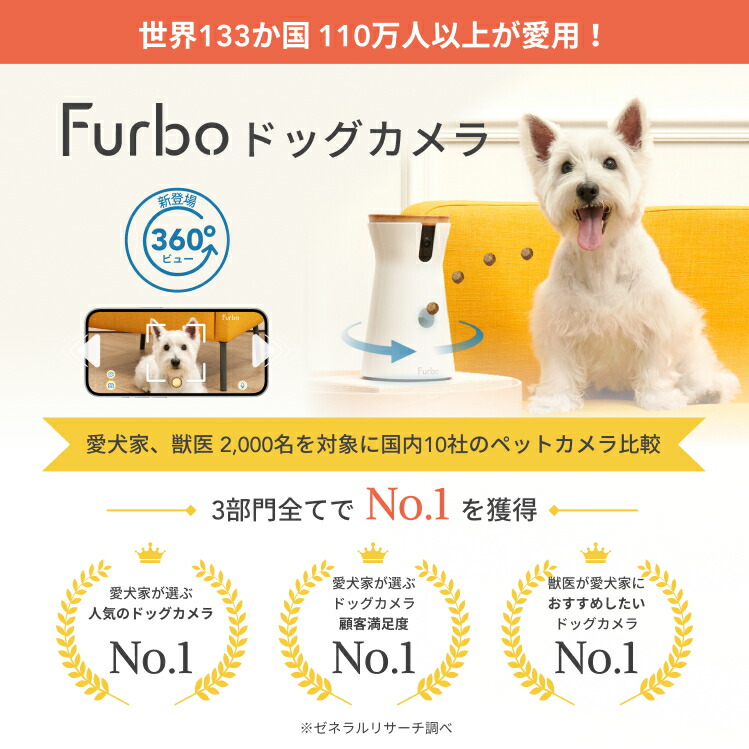 楽天市場】【新型】Furboドッグカメラ 360°ビュー プレミア定額