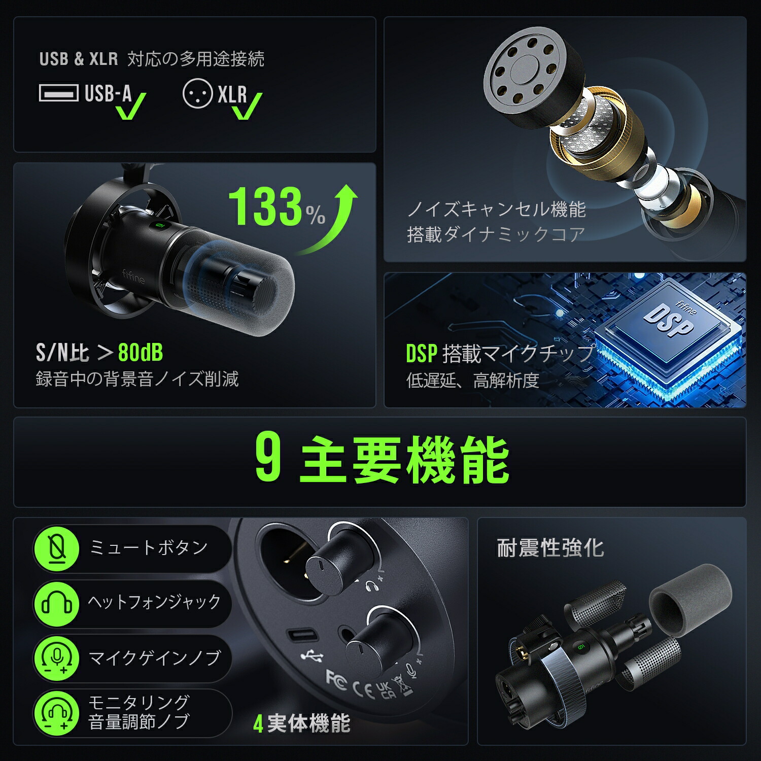 楽天市場】【公式ブランド・1年保証】ダイナミックマイク 配信用マイク