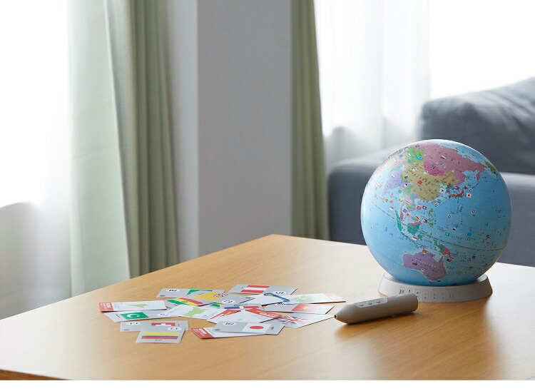 楽天市場】【電池おまけ付】レイメイ藤井 しゃべる国旗付き地球儀