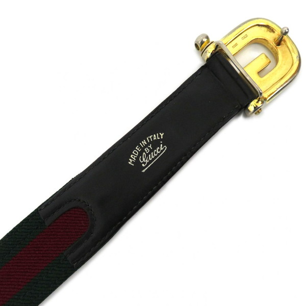 楽天市場】【中古】GUCCI グッチ シェリーライン Gバックル キャンバス