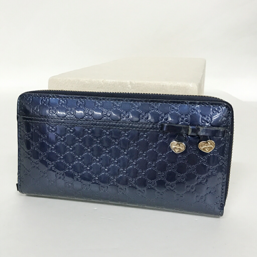 楽天市場】GUCCI（グッチ）シャイニー マイクログッチシマ 長財布