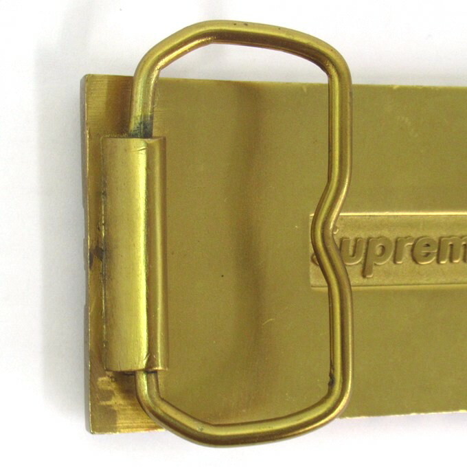 楽天市場】SUPREME 14AW Brass Belt Buckle シュプリーム ブラス