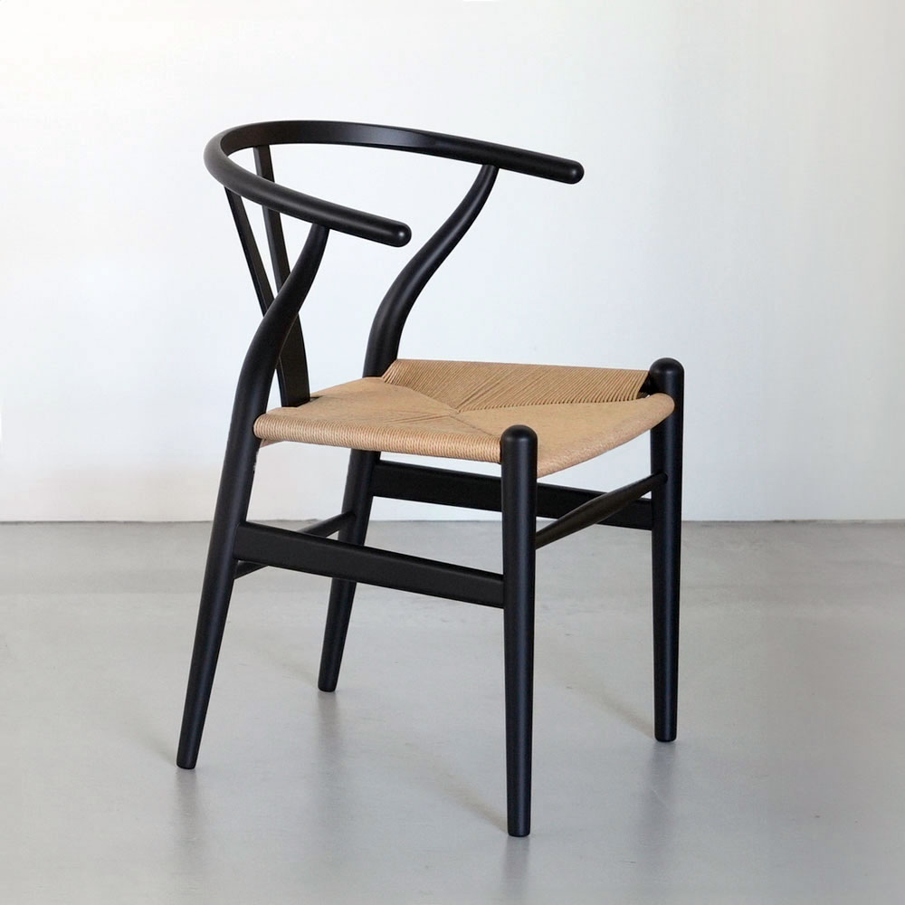 楽天市場】【即納】Yチェア CH24 正規品 ビーチ材 SOFT BLACK CARL