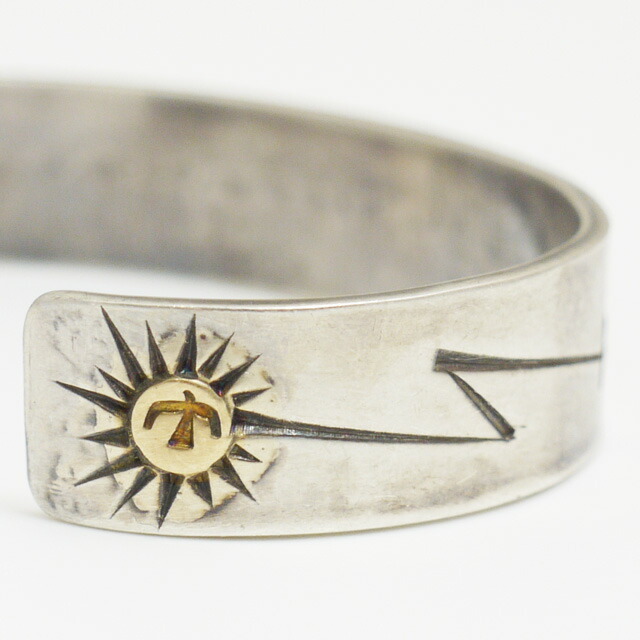 楽天市場】goro's(ゴローズ) オールド物 金メタル付平打ちバングル