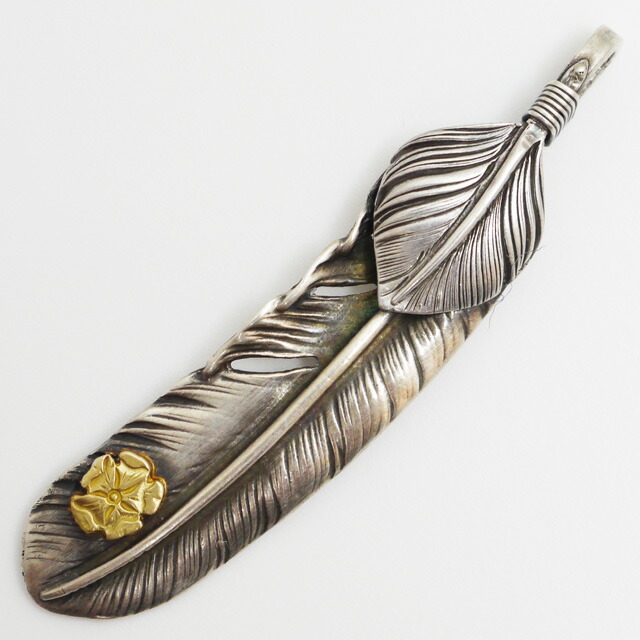 楽天市場】goro's ゴローズ オールド物 上銀ハート付特大フェザー