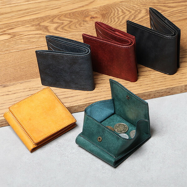 楽天市場】ヒズファクトリー 外小銭入れ付き 二つ折り財布 HIS-FACTORY