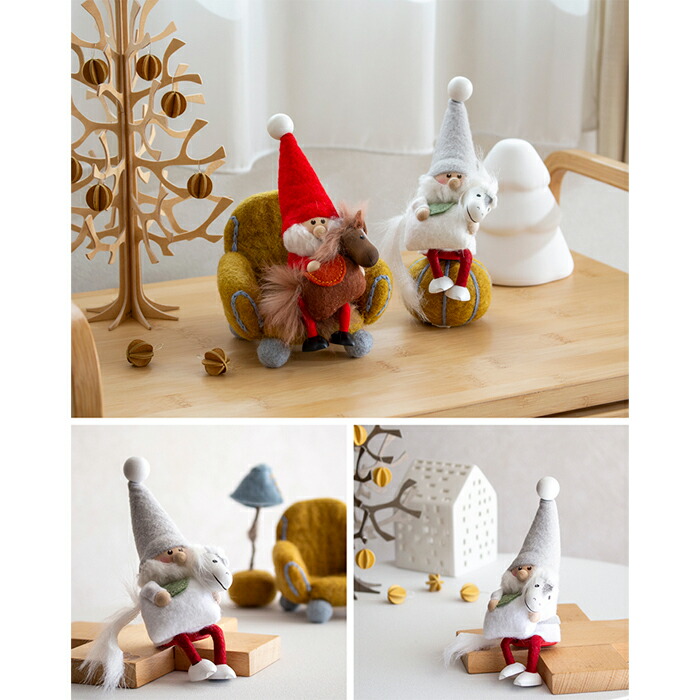 楽天市場】【今季完売】ノルディカニッセ 2025 新作 馬を抱えたサンタ