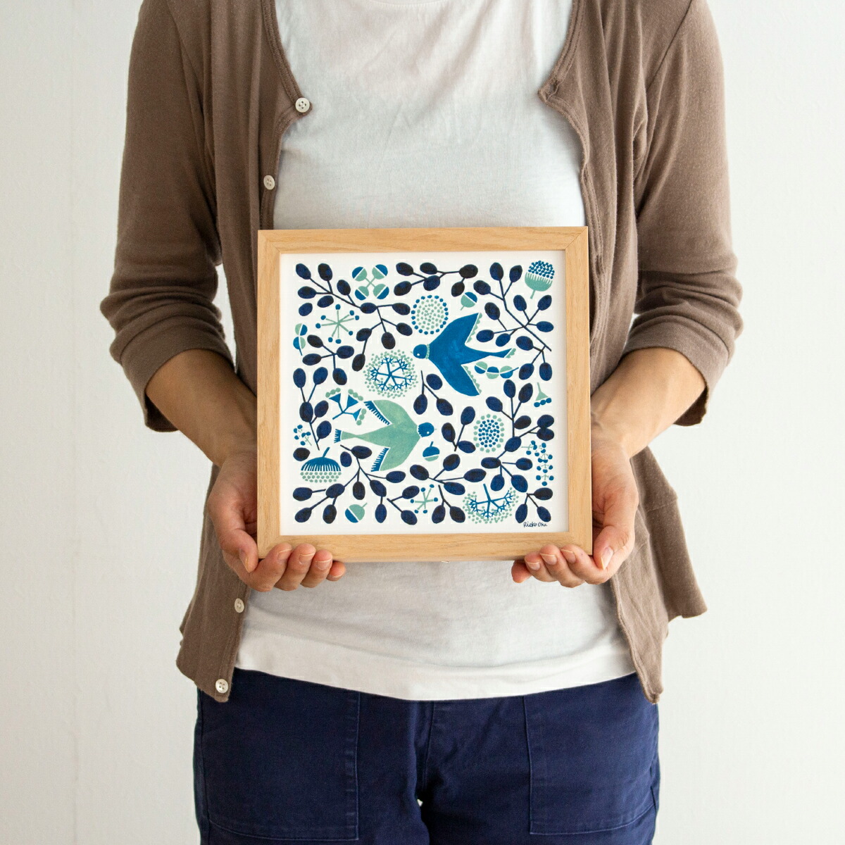 楽天市場】ポスター フレーム付き バードガーデン ( BIRD GARDEN