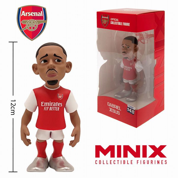 楽天市場】MINIX Figure Football Stars アーセナル ジェズス(12cm
