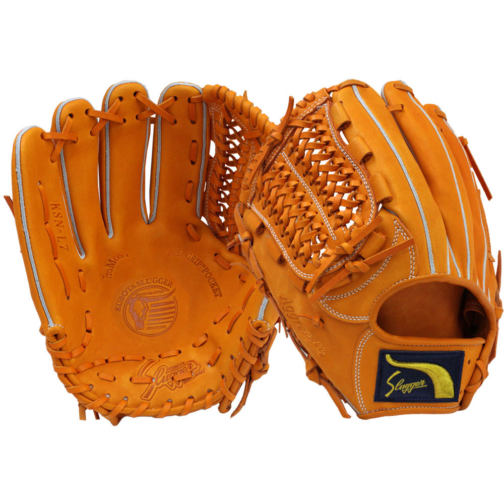 野球グローブ 軟式 オールラウンド 久保田スラッガー 軟式グローブ」の