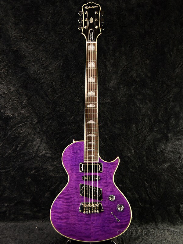 楽天市場】Epiphone Nighthawk Custom Quilt Trans Purple 新品