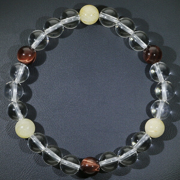 楽天市場】タイガーアイ ルチルクォーツ 水晶 ブレスレット 8mm 18cm