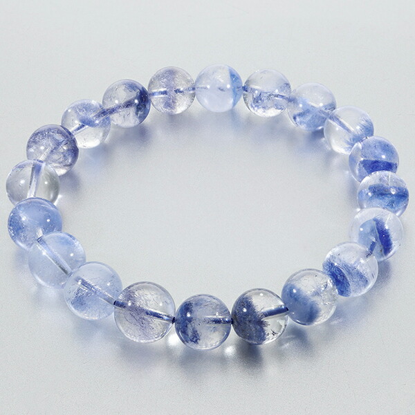 楽天市場】デュモルチェライト イン クォーツ ブラジル産 ブレスレット