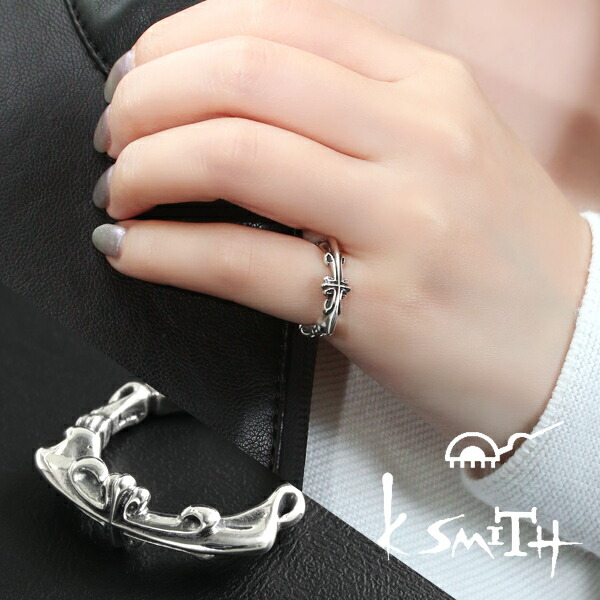 楽天市場】K-SMITH アンティーク風 クロス リング 4号 5号 6号 7号