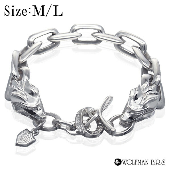楽天市場】ウルフマンBRS ウォー ウルフ ソリッド チェーン シルバー