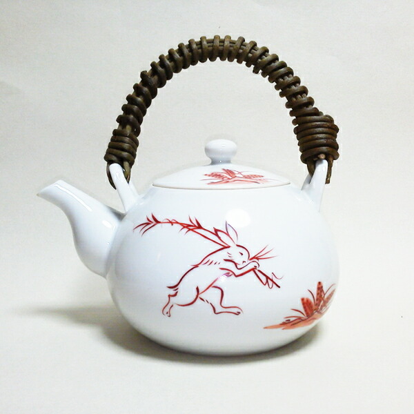 楽天市場】高山寺（鳥獣人物戯画）石瓶（赤絵）〔万葉窯〕 : 京都の和