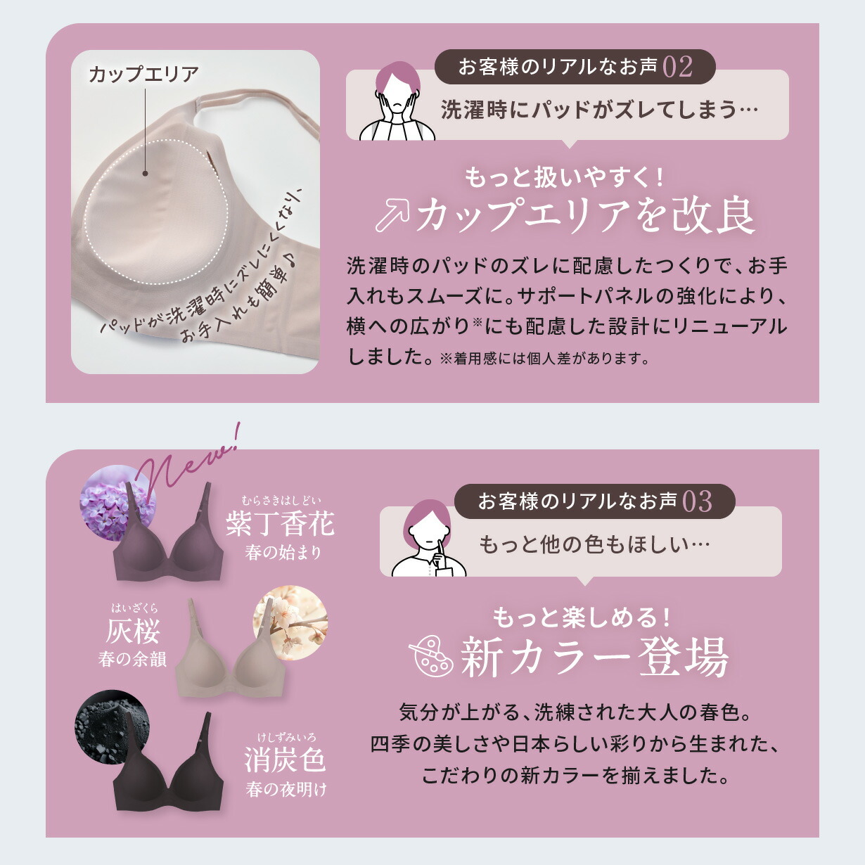 楽天市場】選べる4枚セット【リニューアル】 もちフィット ブラジャー